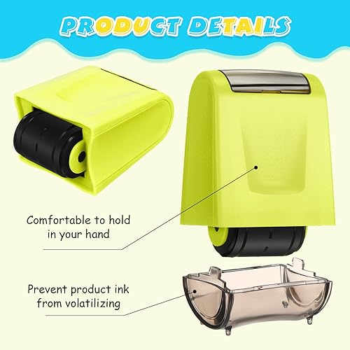 Miniatura 3 de Sherr Sellos de rodillo para profesores en el aula, imprescindibles con líneas discontinuas para escritura a mano, regalo de regreso a clases,