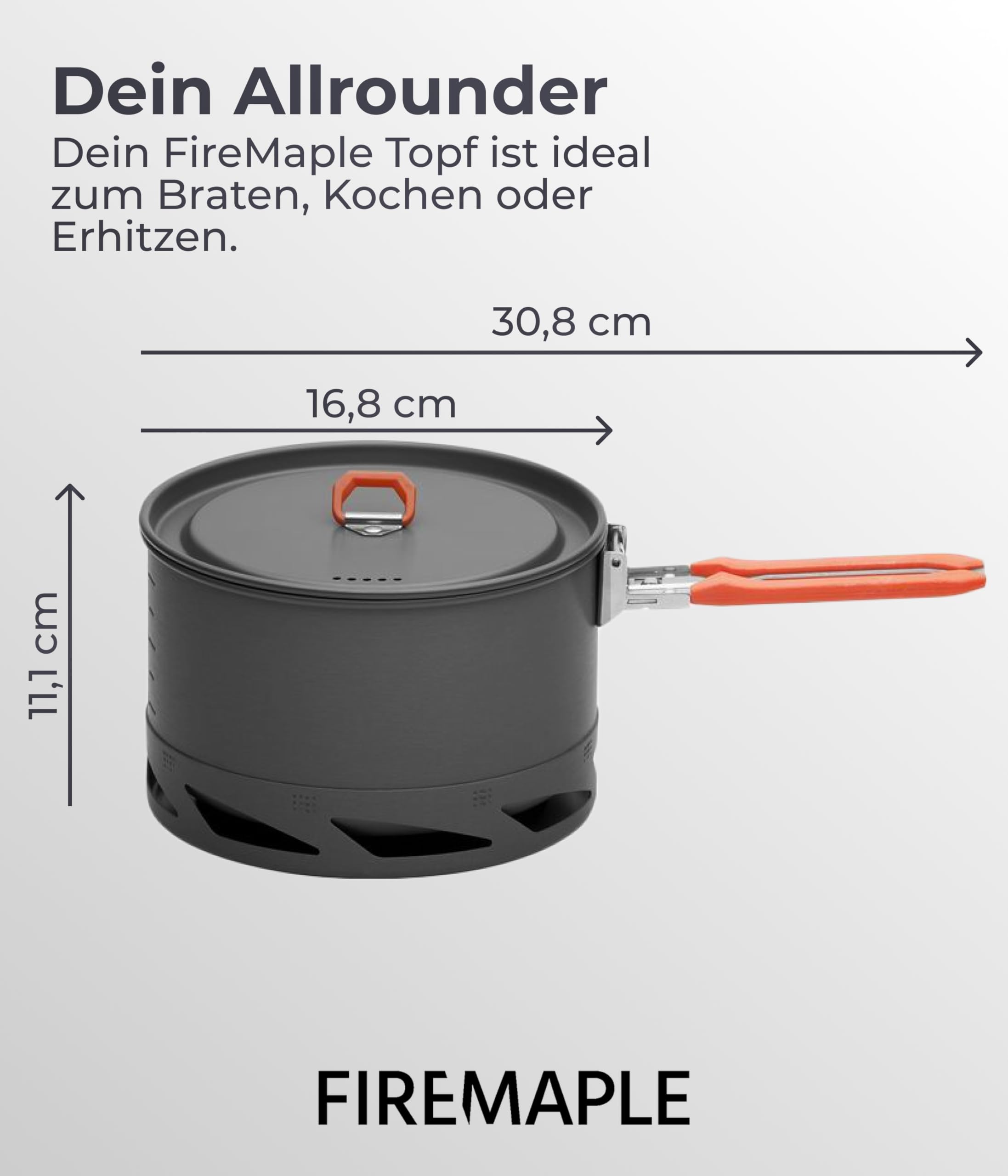 Fire-Maple Feast K2 Orange Topf