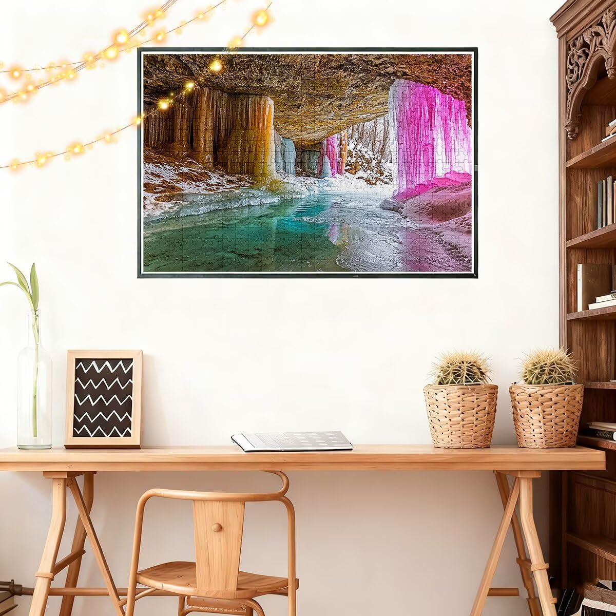 Puzzle 5000 sztuk dla dorosłych krajobrazy puzzle dla dorosłych natura puzzle zabawki edukacyjne oryginalne prezenty dla kobiet, puzzle kreatywna rozrywka, dekoracja domu 156 x 105 cm I-50