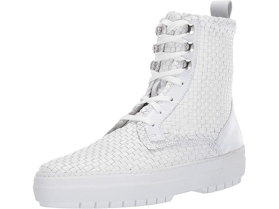

Aquatalia Tess (White Woven Leather) Women's Shoes