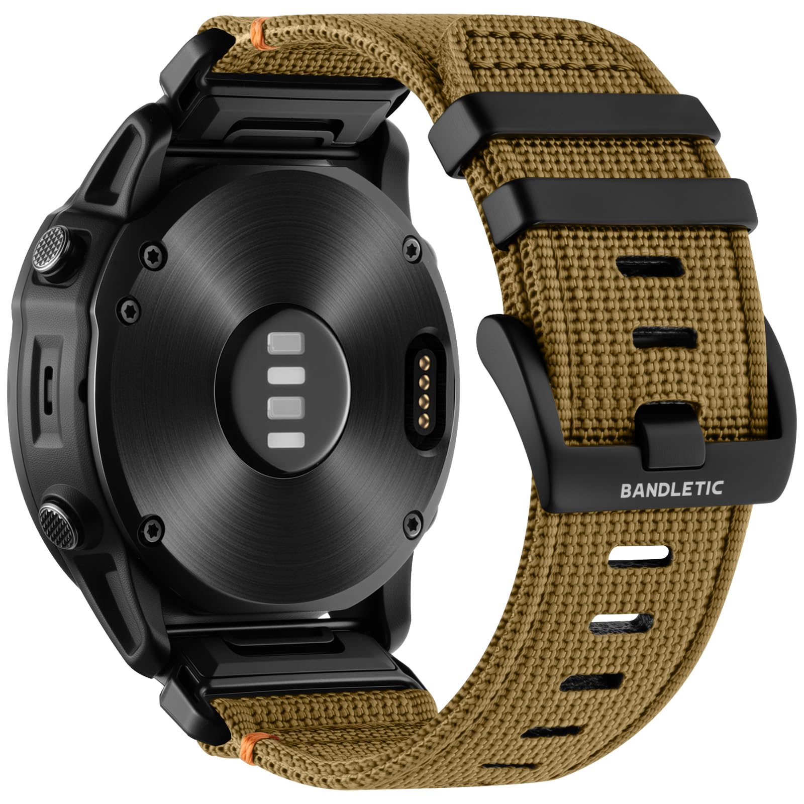 Bandletic Strap Compatible with Garmin Fenix 8 51mm/7X Pro/7X/6X Pro/6X/5X Plus/5X/Fenix 3/3 HR, 26mm Quick Fit Nylon Strap for Garmin Epix Pro 51mm/Instinct 2X Solar/Tactix Delta Solar/Enduro 3/2/1