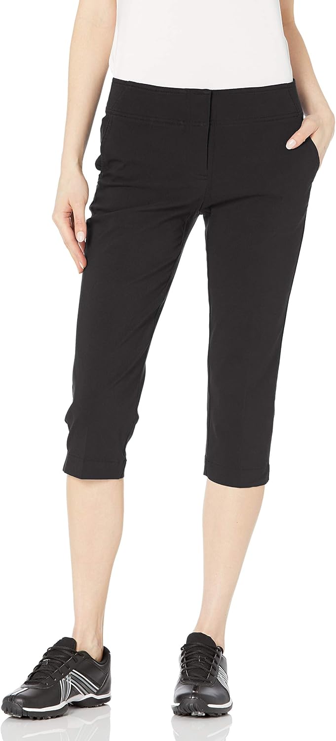 IZOD Women's Golf Stretch Capri Pant with Pockets at Amazon Women’s Clothing store