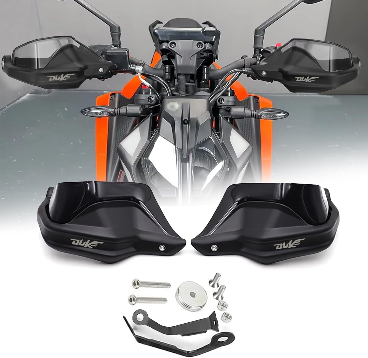 For Duke 390 Duke 125 250 390 2024 2025 motorcycle hand guard hand guard windshield Handle both hands windproof duke 390 125 250 2023-2025 Motorcycle Accessories (black)