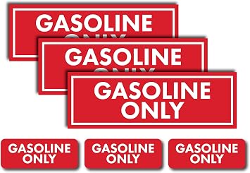 Thats It! Gasoline Only Sticker | Removable Car Bumper Decal | Indoor Outdoor Window Sticker | Vinyl Decal for Laptop, iPad & Water Dispenser | Waterproof & Long Lasting Sticker | TI 421