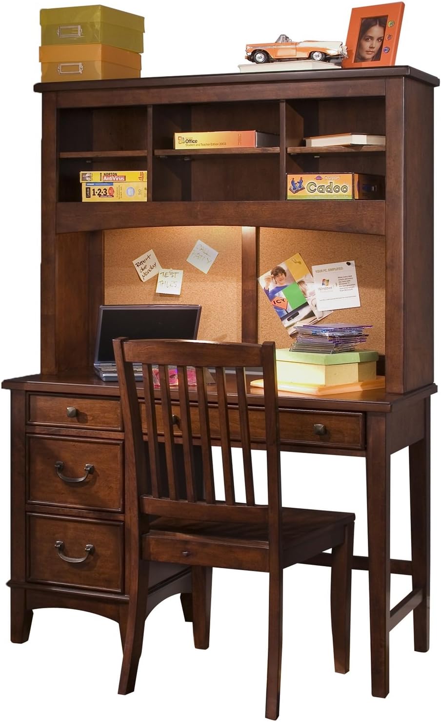 Antique school desk vintage school desk Bedroom Student Desk Hutch Chair Not Included