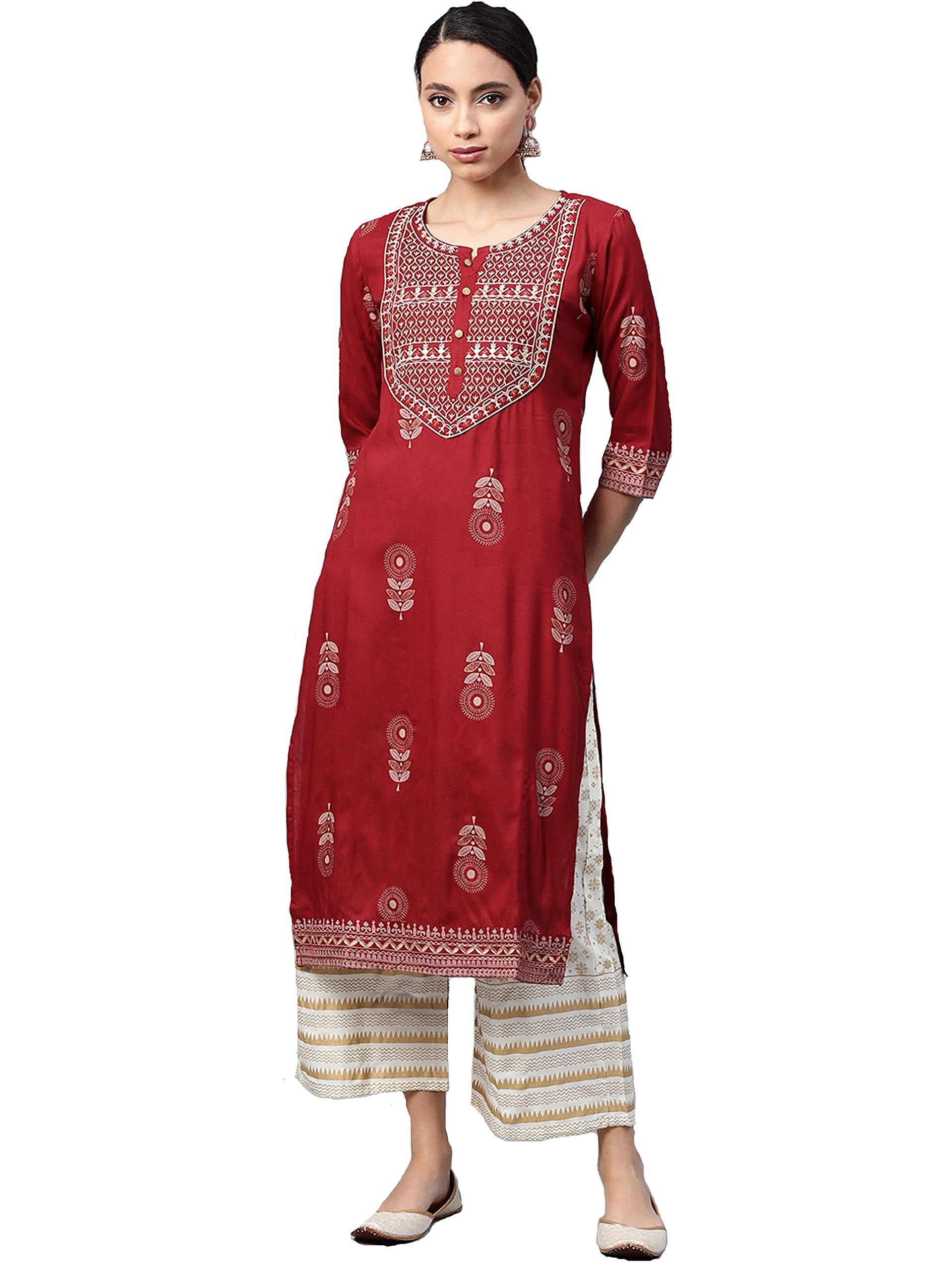 Kurta Set for Women with Palazzo Indian Party Wear Dress for Women Kurtis Palazzo Pant Set Salwar Kameez Suit for Women