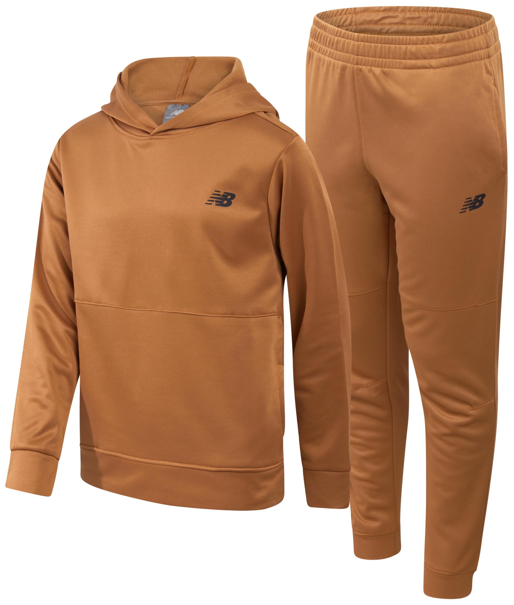 New BalanceBoys' Sweatsuit - 2 Piece Performance Tech Fleece Hoodie Sweatshirt and Sweatpants - Jogger Pants Set (8-12)