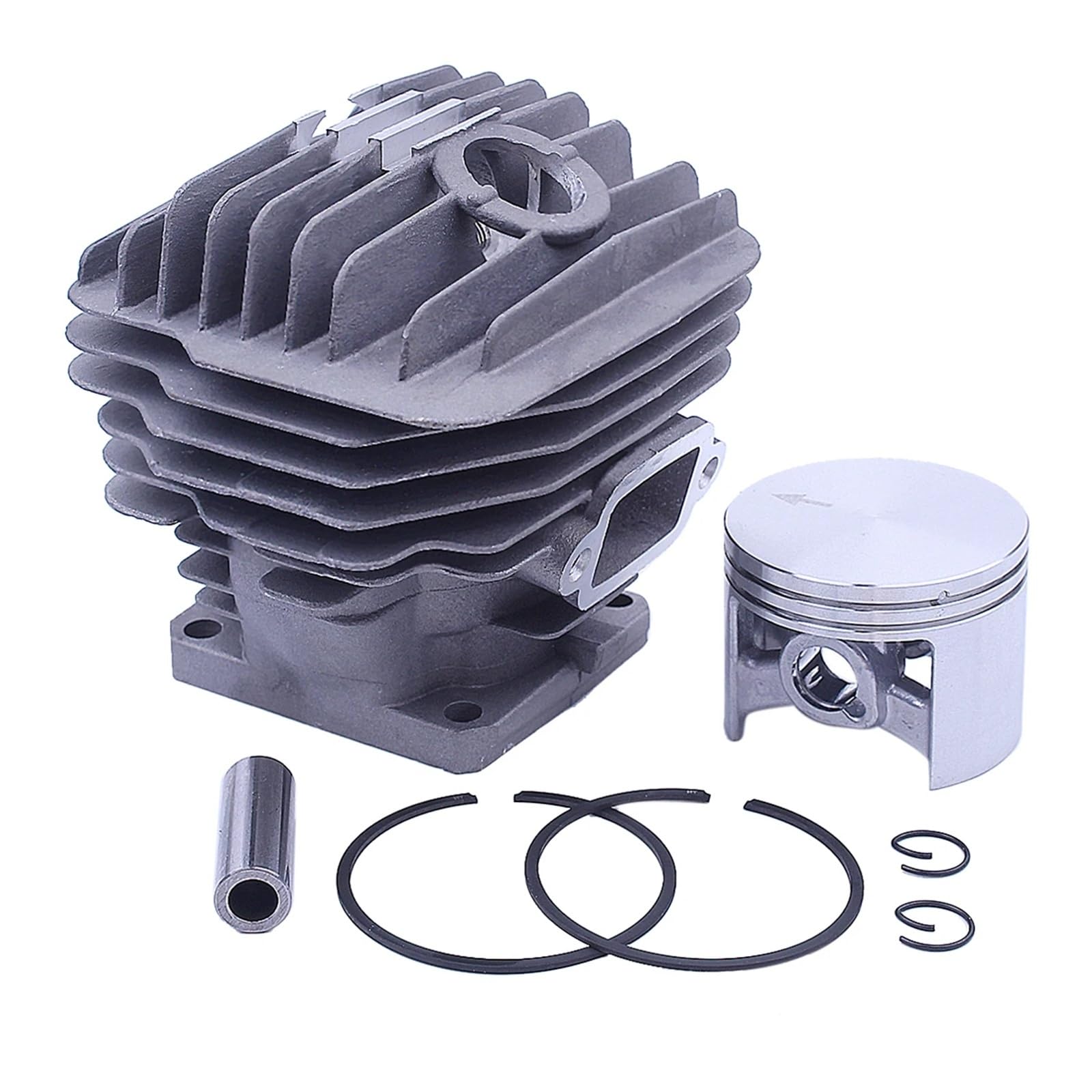 Kit de pistón de Cilindro de 52 mm for MS460 046, Filtro de Aceite, ajustador de Cadena, Accesorios for Motor de Motosierra de 2 Tiempos