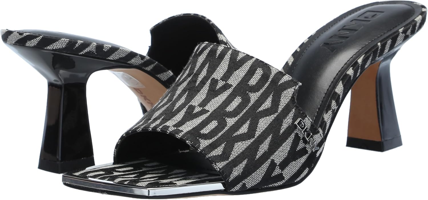 DKNY Women's Kailyn Square Toe Heeled Sandal Mules - Image 7