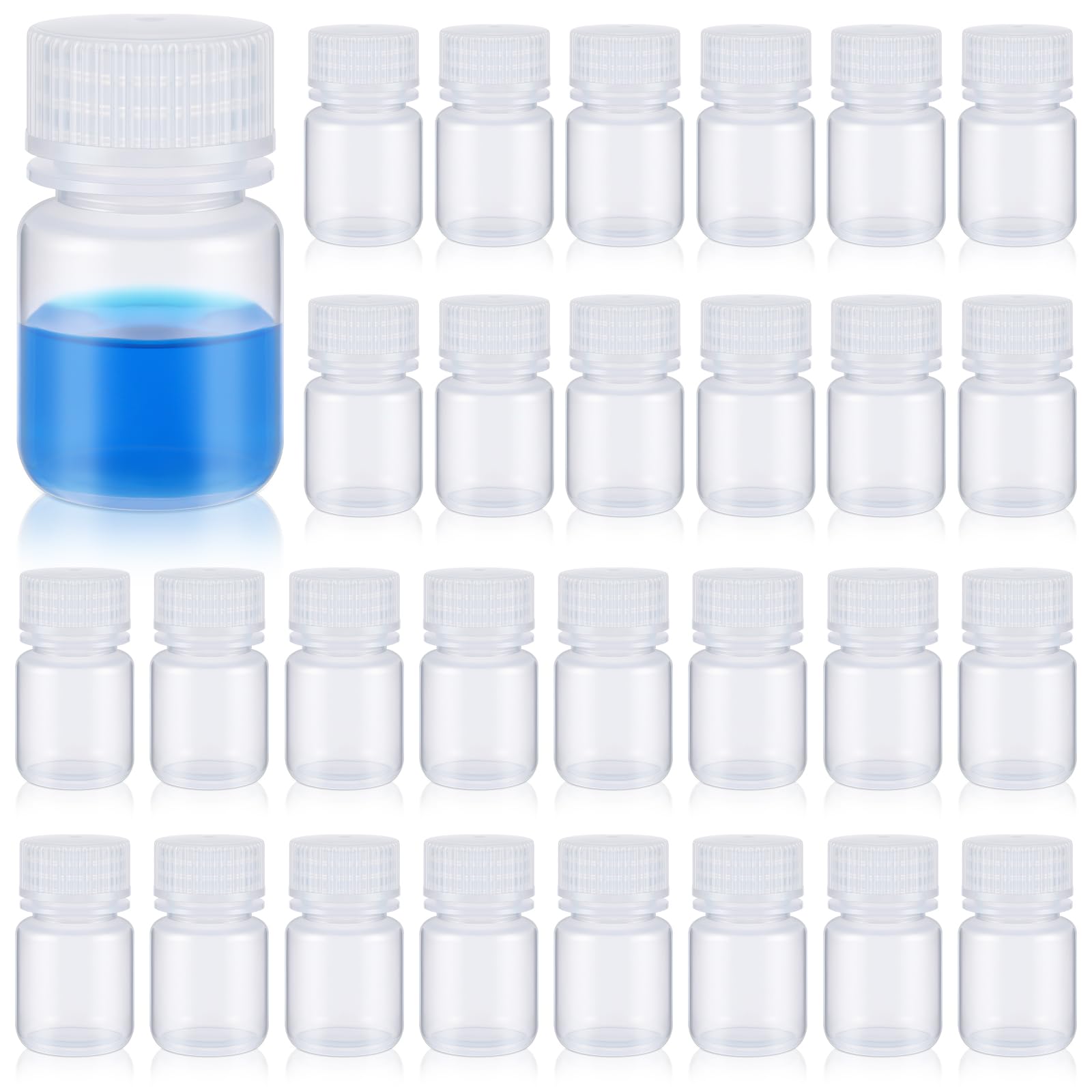 Bouteilles polypropylène Tatuo pour échantillons de laboratoire 30ml x24