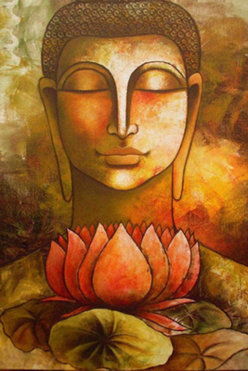 Peinture diamant 5D Bouddha en strass résine carrés haute précision