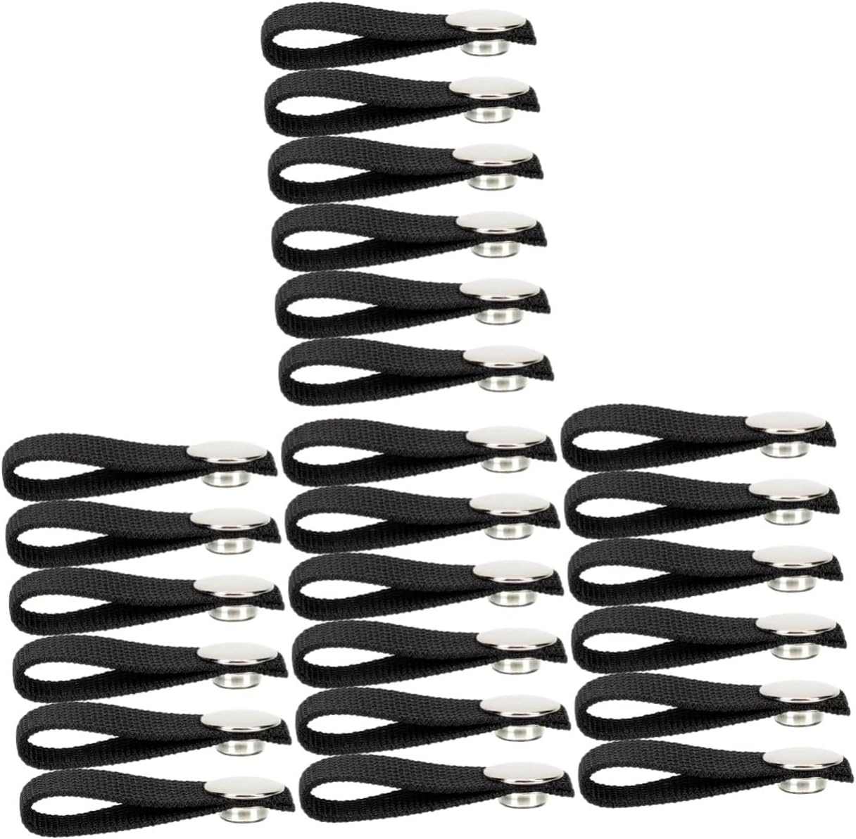 Gatuida 12pairs Detachable Chin Straps for Hockey Helmets Easy Installation Snap Closure for Youth and Adult Players