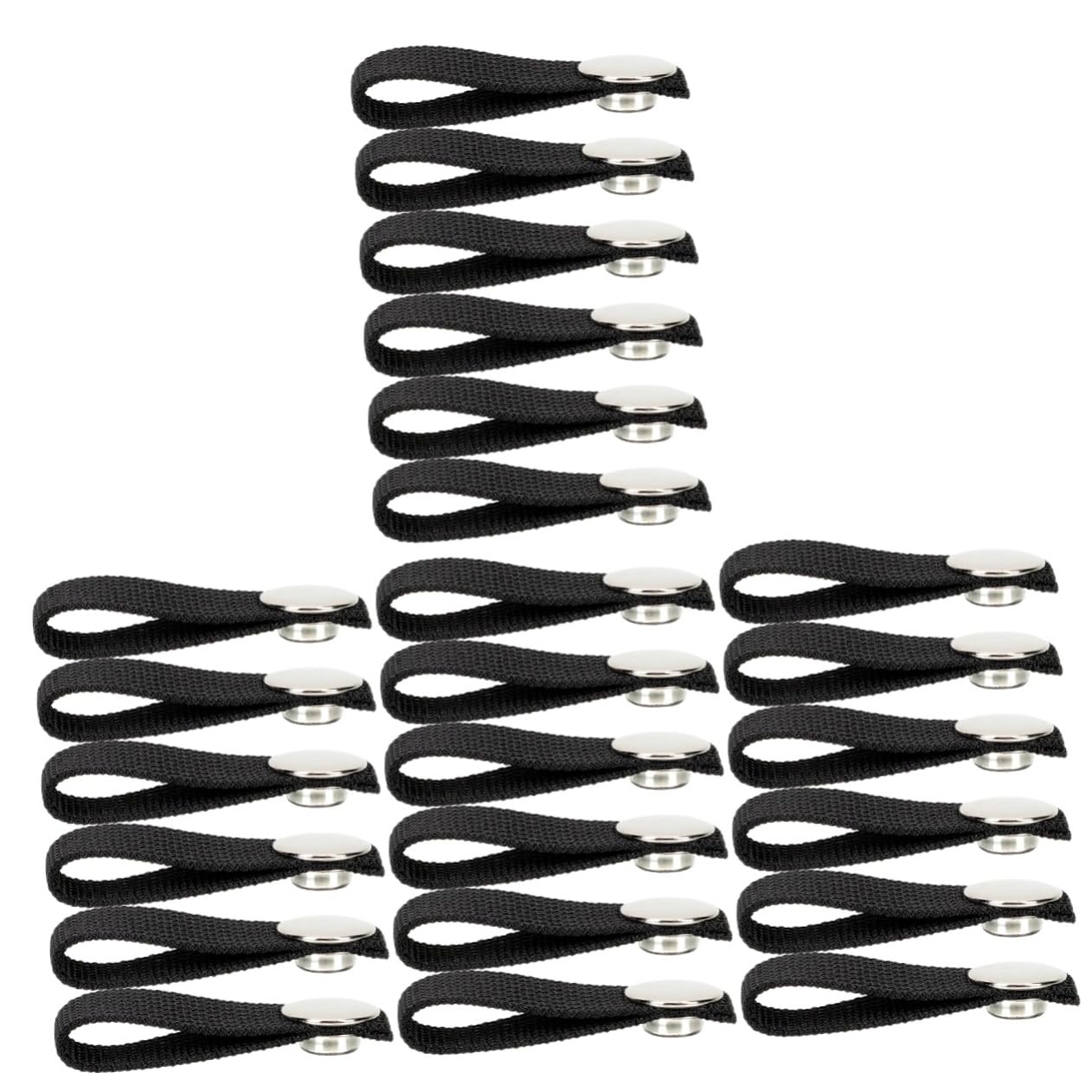 Gatuida 4sets Hockey Chin Strap Helmet Chin Strap Single Snap Aluminum Polyester Safety for Hockey Players 3pairs*4