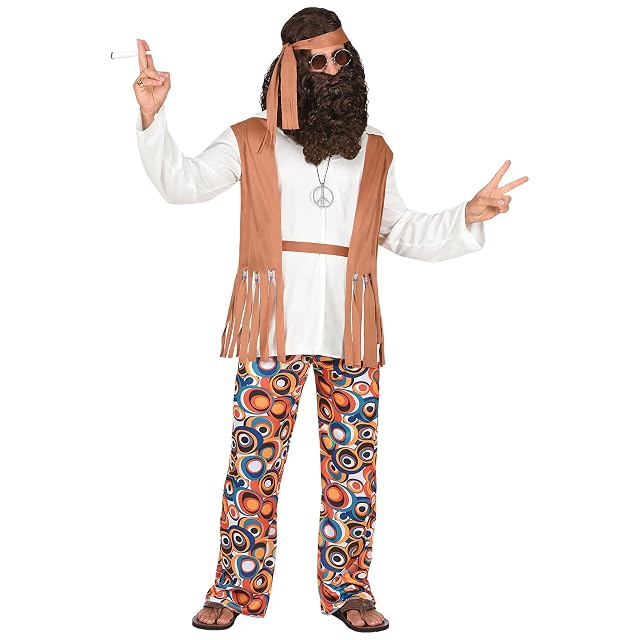 Foto 2 de 6 de W WIDMANN MILANO Party Fashion - Disfraz de hippie de 4 piezas