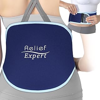 Relief Expert Ice Pack for Back Pain Relief, Lower Back Ice Pack Injuries Reusable with Long-lasting Cold Therapy for Lower Lumbar, Sciatica Nerve, Coccyx, Tailbone Pain