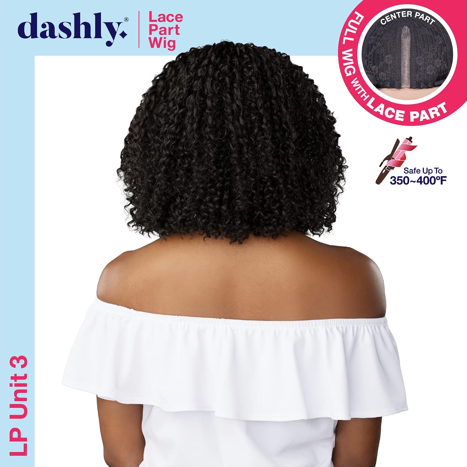 Sensationnel Dashly Lace Part Wig - Unit 3 Hand Tied Laceparting Synthetic Hair (T2/27)