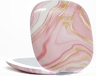 Espejo compacto de maquillaje iluminado, 3.9 ...