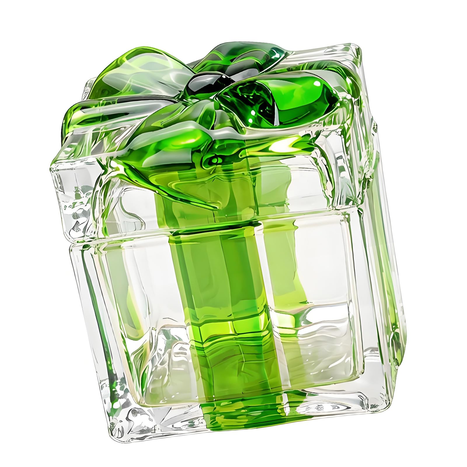 Xjdzineq Glass Jewelry Box Candy with Lid Rings Earring Trinket Storage Box Decorative Jar for Women Girls Glass Decorative Jars with Lid