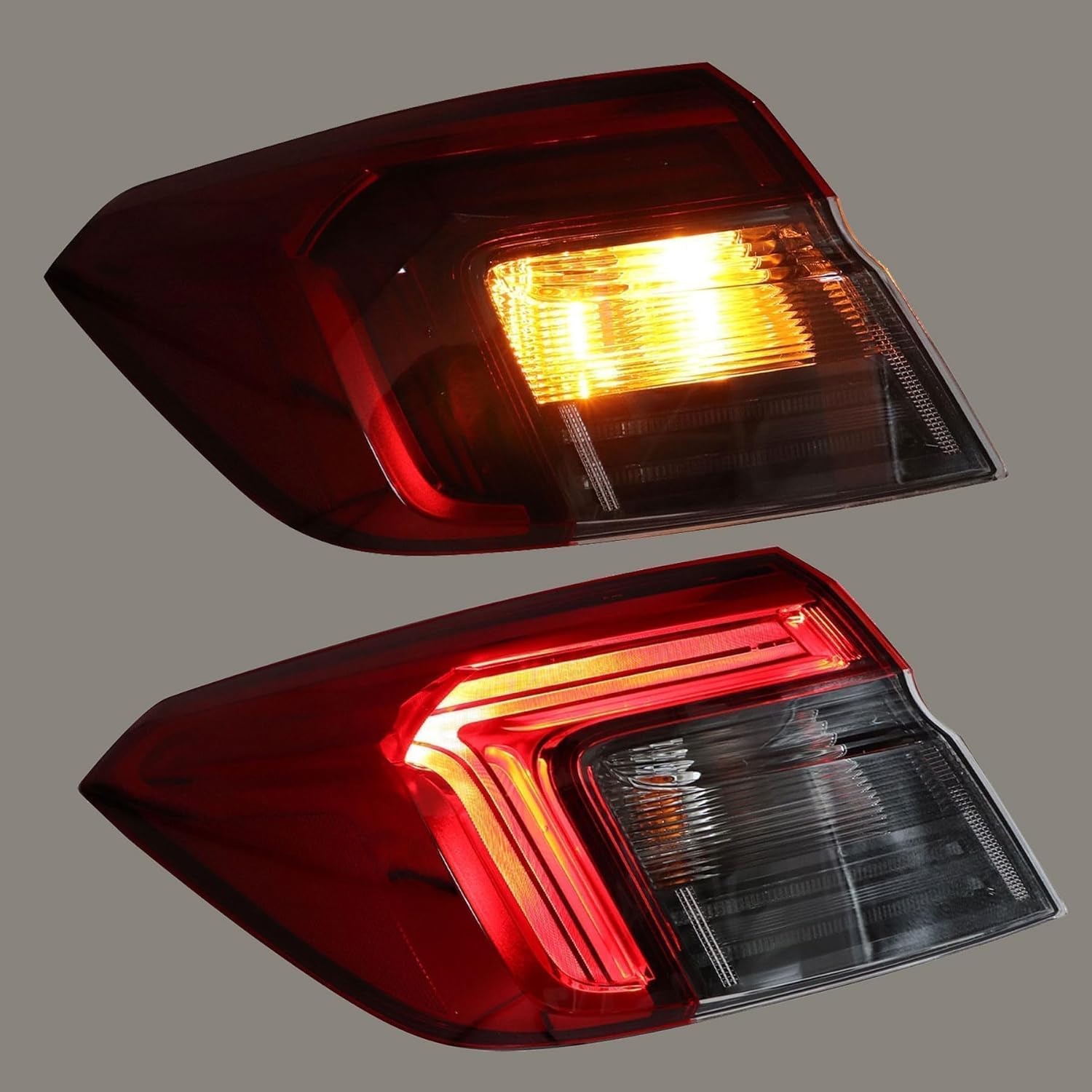 XQSMWF Left Tail Light Assembly 33550-T20-A01 HO2804123 Compatible with Honda Civic 2022 2023 2024 Rear Lamp Outer Driver Side W/Bulbs