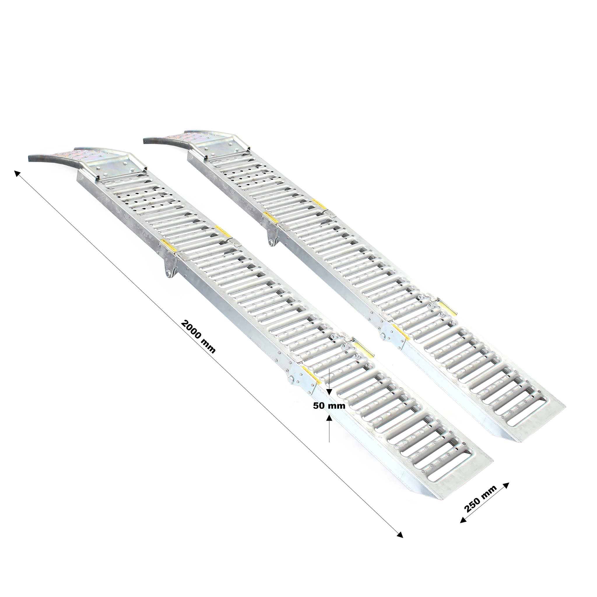 XPOtool Rampas de Acceso 200 cm 800 kg Acero Plegables para ATV Quad Moto