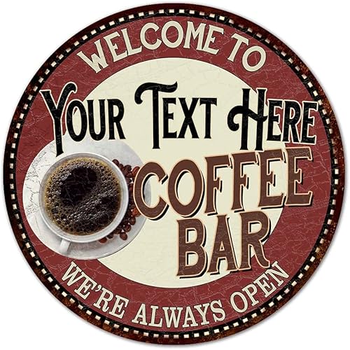 Letrero personalizado para bar de café, decoración de despensa, decoración de cocina, carteles de bienvenida para mamás, arte de pared, rústico,