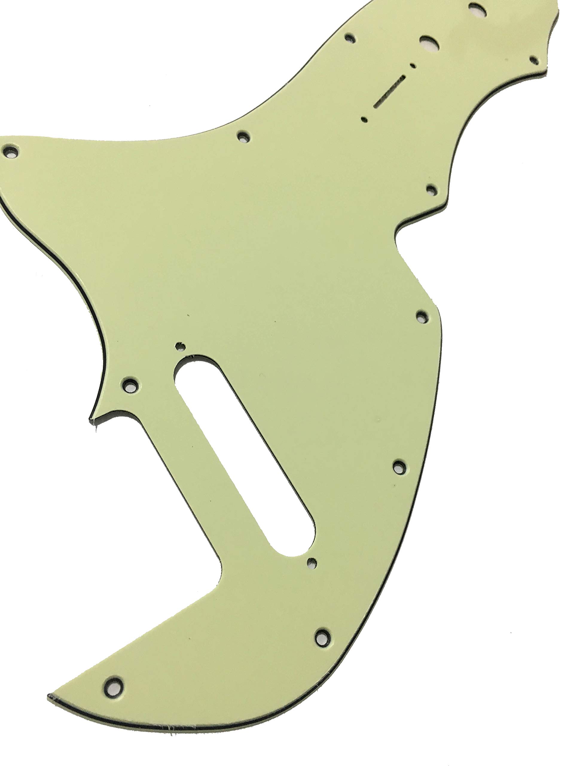 Custom Guitar Pickguard For 69 Telecaster Tele Thinline Re-Issue Style (3 Ply Vintage Green)