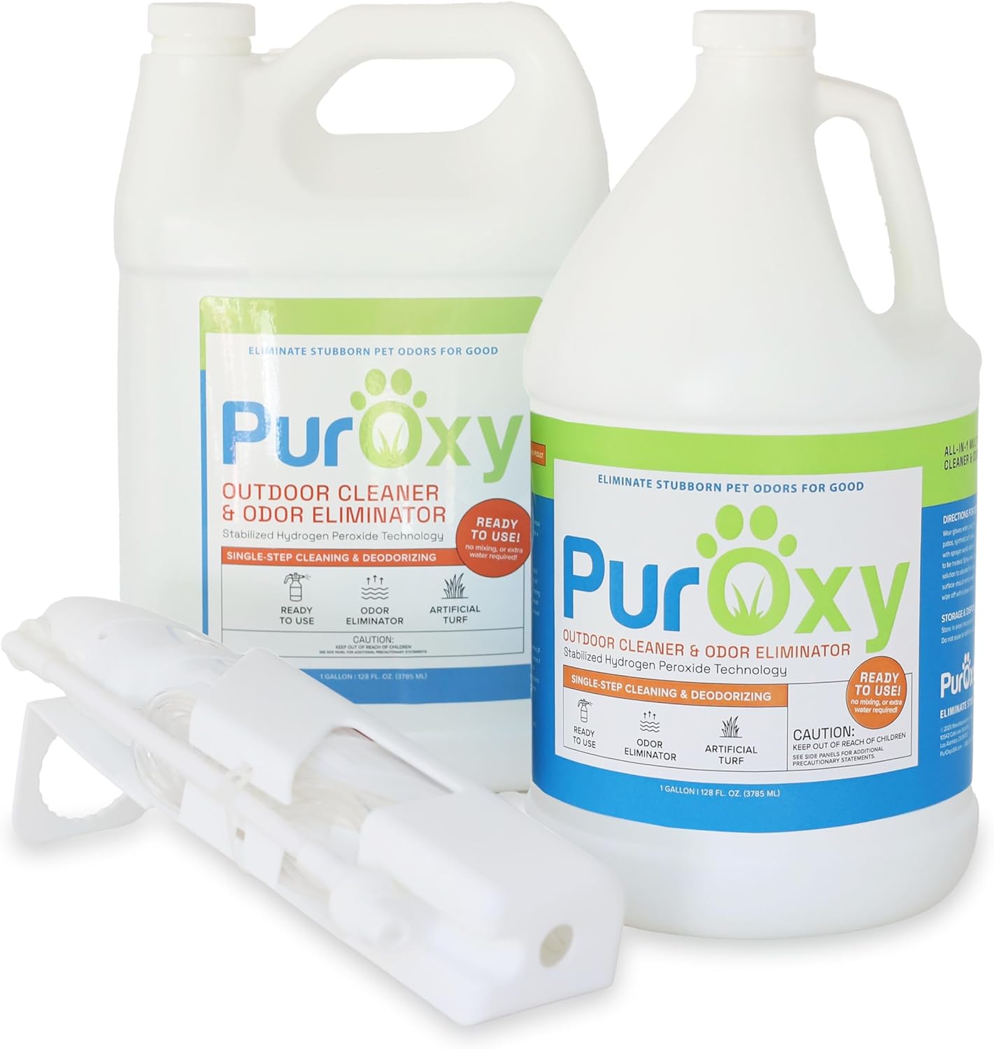 Outdoor Cleaner & Pet Odor Eliminator Bundle - 2 Gallons + Power Sprayer