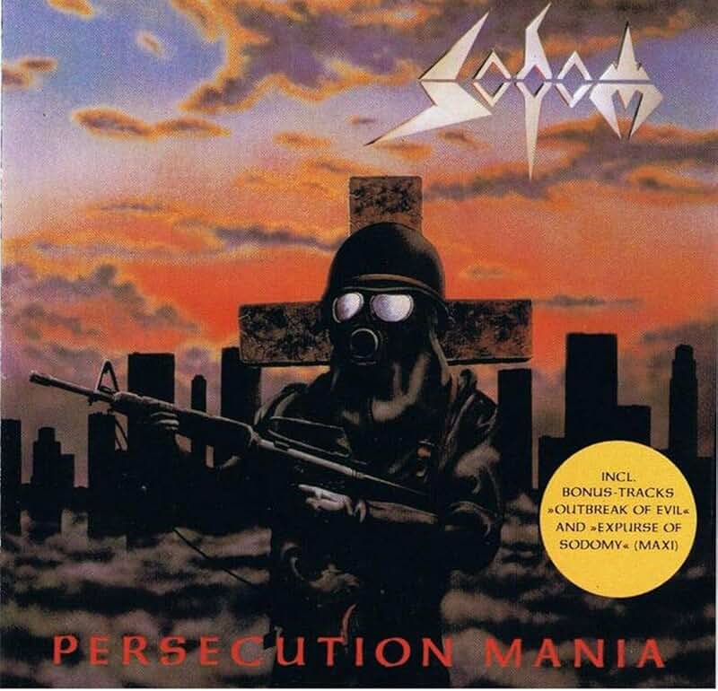 Sodom persecution mania 1987. Sodom masquerade in blood. Sodom patch. Persecution mania. Sodom persecution mania обложка.