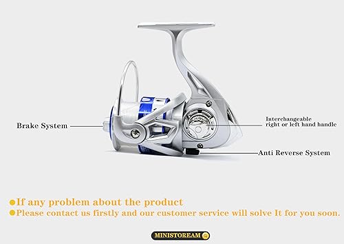 Miniatura 8 de Juego combinado de caña de pescar, 6.9ft6.89 pies, 2 cañas plegables 2 piezas de carretes giratorios, juego de señuelos de fibra de carbono, cañas