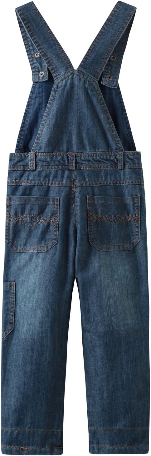 GRANDWISH Boys Denim Bib Overalls, Size 3T-10 - Image 2