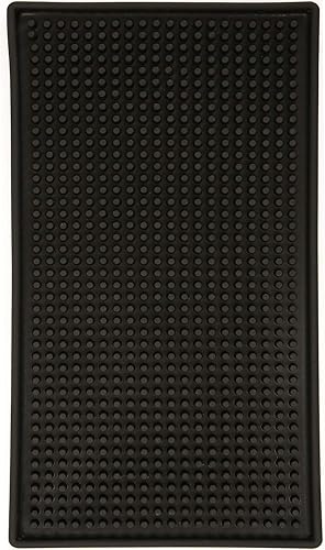 Miniatura 3 de KINJOEK - Paquete de 4 alfombrillas de goma de 6 x 12 pulgadas para bebidas, resistentes, a prueba de fugas y antideslizantes, protección de mesa