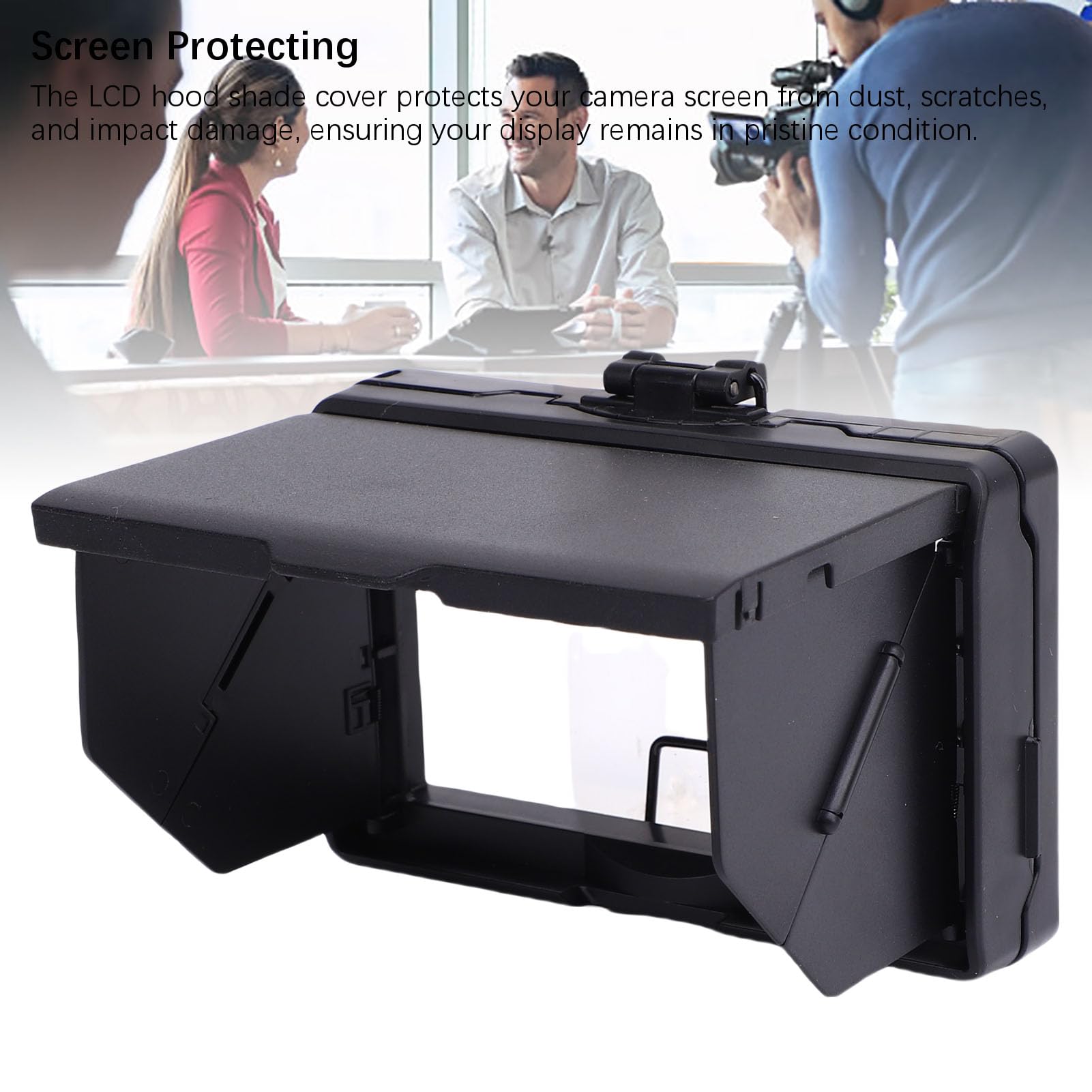 Camera ABS LCD Pantalla Sun Shadow Cover para PXW FS7M2 FX6 FX9LCD Cámaras Visibilidad Mejorada en Material de Rasguño Libre Configuración Amigable con el Usuario