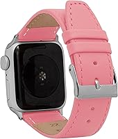 Vista 65 de Bandini Correas de cuero para mujer para Apple Watch de 1.496 pulgadas, 1.575 pulgadas, 1.614 pulgadas para mujer, correa delgada de cuero iWatch