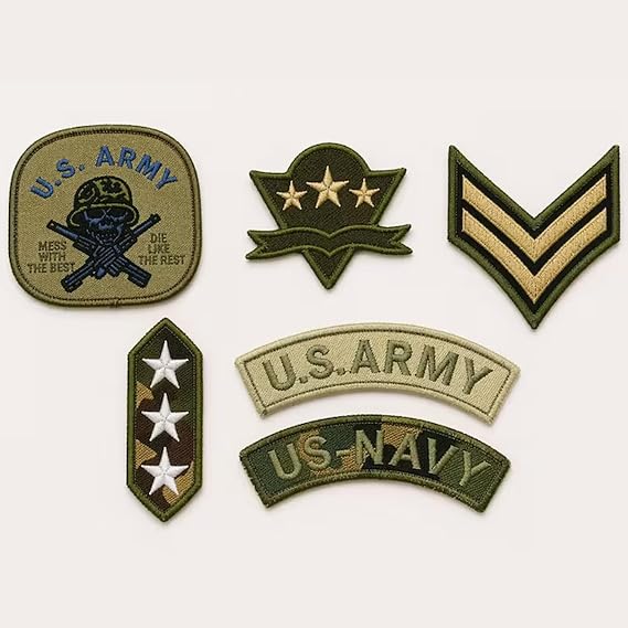 Personalized Embroidered Patches - Custom Logo, Image, Text Iron-On, Sew-On, or Hook & Loop Sizes 2 to 11 Patch Gift for Clothing, Hats, Jacket, Bags, Military, Uniform, Company
