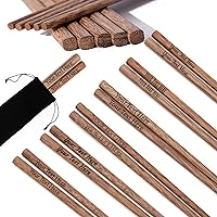 Vista 1 de Palillos de madera reutilizables personalizados grabados para inauguración de la casa, bodas, aniversarios, fiestas