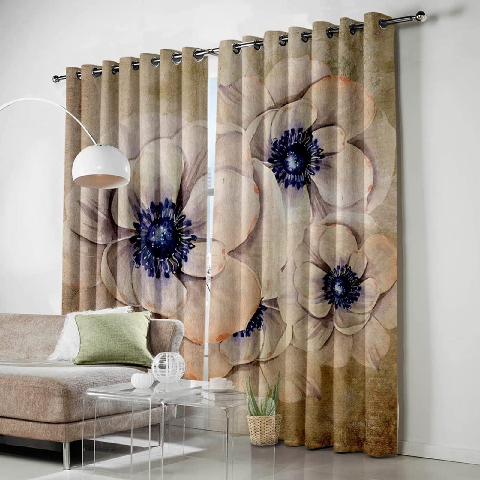 Oscuranti Tende - Foresta Gialla Autunnale 3D Stampa Digitale Tende, Termiche Isolanti Tende Con Occhielli, Tende Della Camera Da Letto Della Salone, 150 X 166 Cm - Tende Per Bambini - Ridur-4E2V+E6U