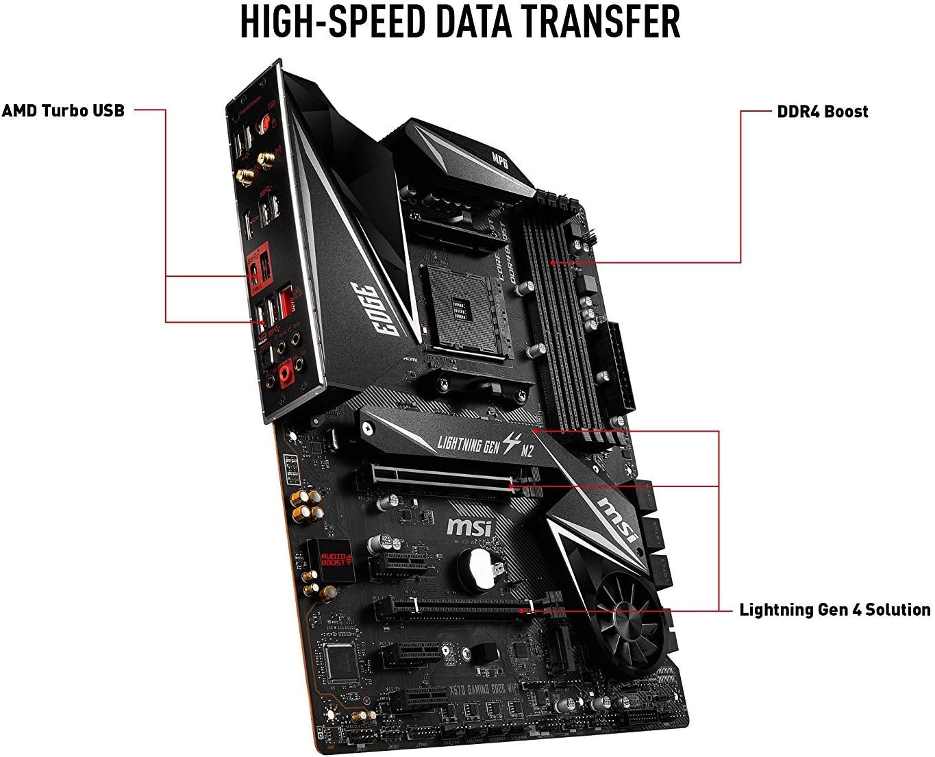 Exclusive Discount 🔥 MSI MPG X570 Gaming Edge WiFi Motherboard (AMD AM4, DDR4, PCIe 4.0, SATA 6Gb/s, M.2, USB 3.2 Gen 2, AC Wi-Fi 5, HDMI, ATX) (Renewed) 🔥 MSI MPG X570 Gaming Edge WiFi Motherboard (AMD AM4, DDR4, PCIe 4.0, SATA 6Gb/s, M.2, USB 3.2 Gen 2, AC Wi-Fi 5, HDMI, ATX) (Renewed)