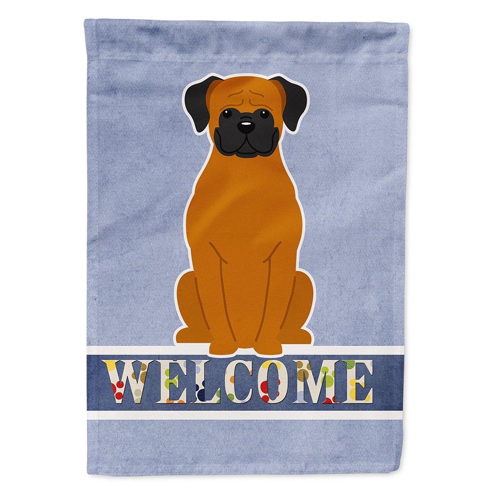 Boxer Bienvenue Drapeau sur Toile Maison Grand Format Multicolore