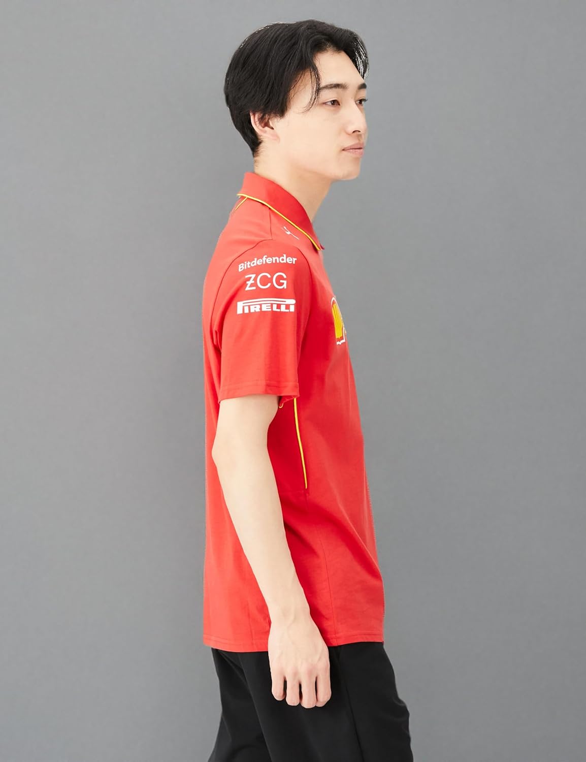 PUMA Scuderia Ferrari Men's 2024 Team Polo Burnt Red - Size: XX-Large
