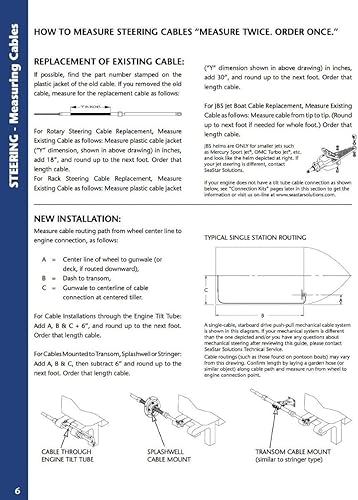 Miniatura 6 de Uflex Conjunto de cable de dirección de repuesto para rack M86X11, 11'