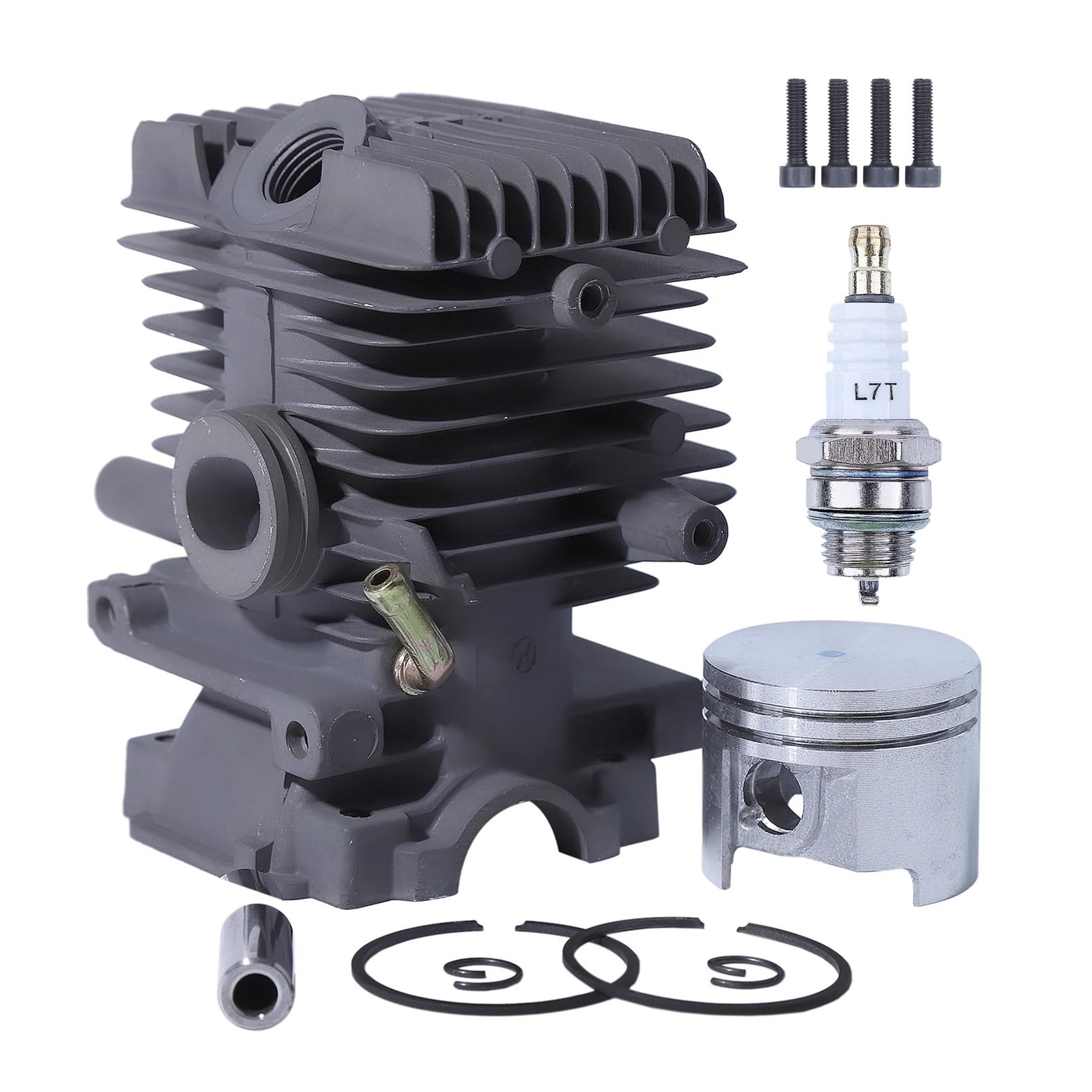 Kit cylindre-piston 37 mm en alliage thermique pour tronçonneuse MS192