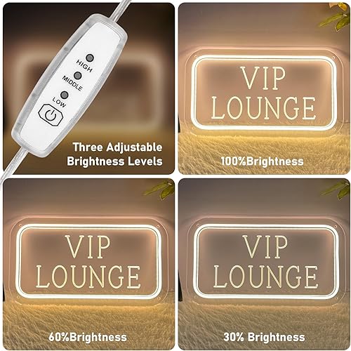 Vista 53 de Letrero de neón personalizado, letrero de neón LED personalizable para decoración de pared de dormitorio, letrero de nombre de neón regulable