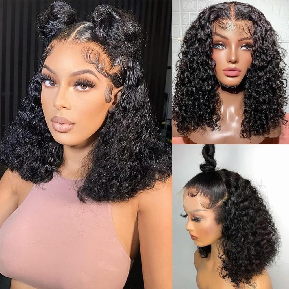 Body Wave Lace Front Wigs Human Hair 4x4 Lace Closure Wigs  display picture 1