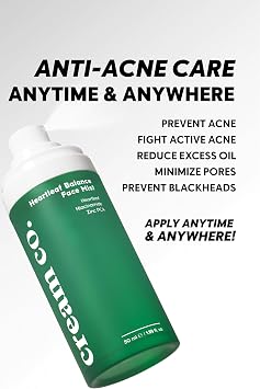 Cream Co. Pore Firming Refreshing Face Spray, Heartleaf Face Mist, Niacinamide, All Skin Types, 50 ML