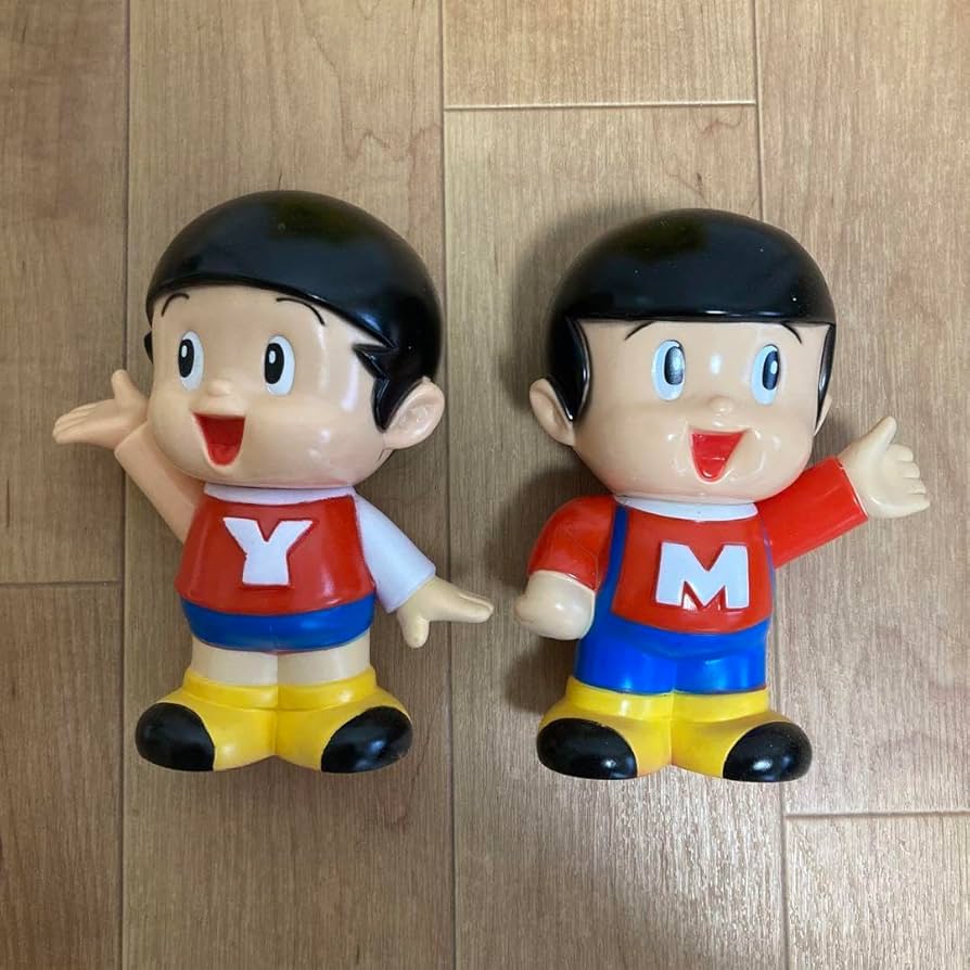 Amazon.co.jp: ヤンマー ヤン坊マー坊マスコット人形 ソフビ貯金箱