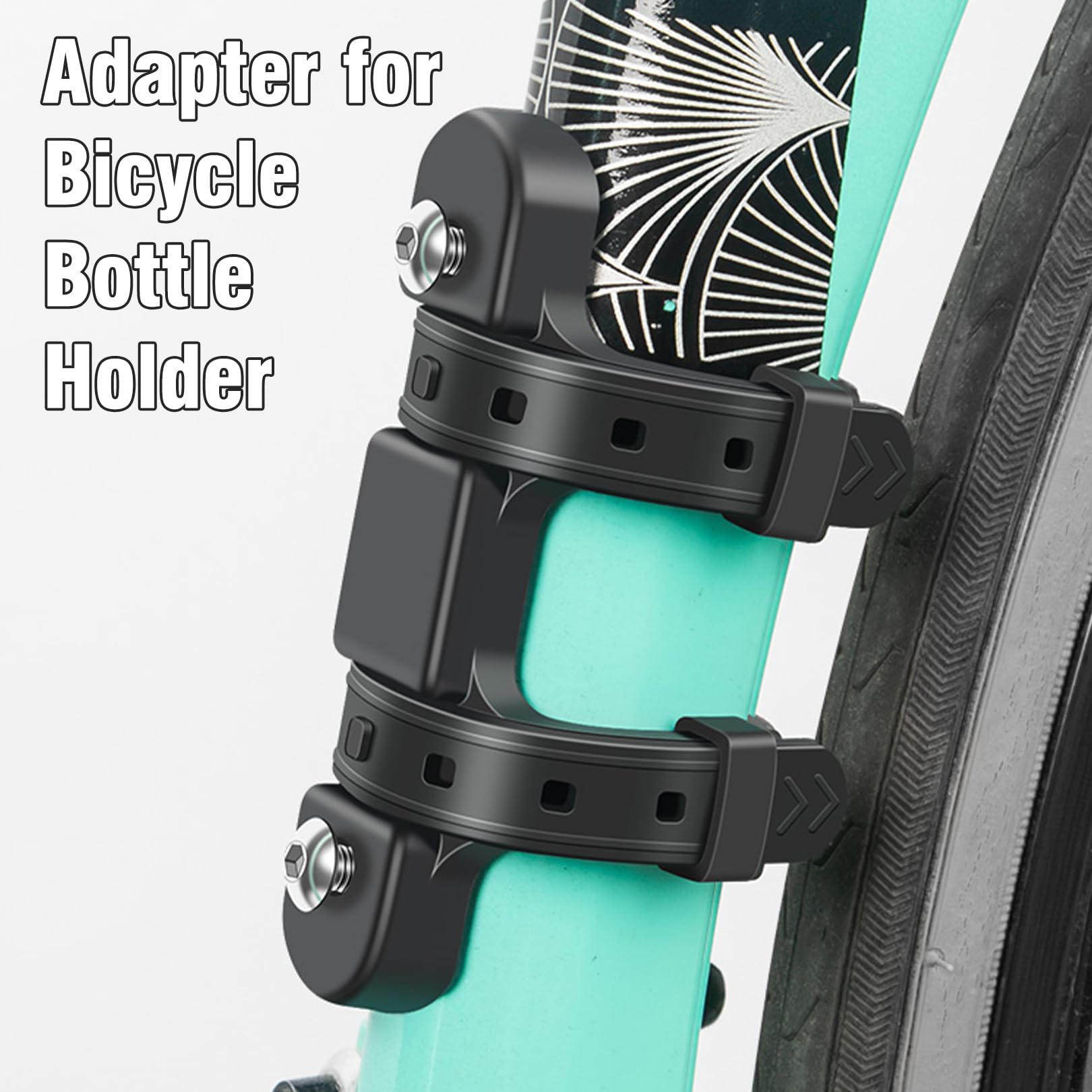 Flessenhouder voor op de fiets - Metalen klem - Instelbare grootte - 2024