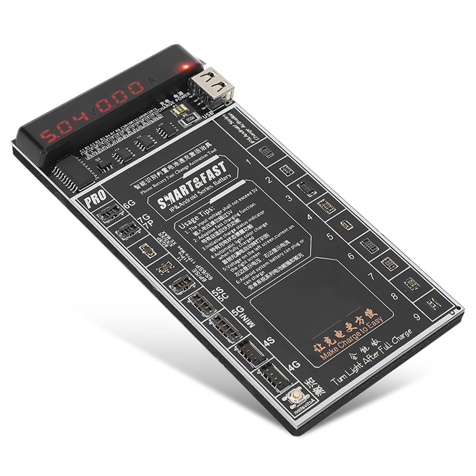 Piastra per PC W209 Pro, Scheda di Attivazione della Batteria per Smartphone Attivazione della Batteria Interna del Telefono Cellulare Attivatore per Scheda Piccola(Scheda di attivazione W209 Pro)