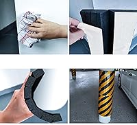 Vista 6 de Garage Smith GWP06 Protector de Pared de Garaje de Espuma, Protector de Columna de Pared y Esquina para Garajes de Estacionamiento - Protector