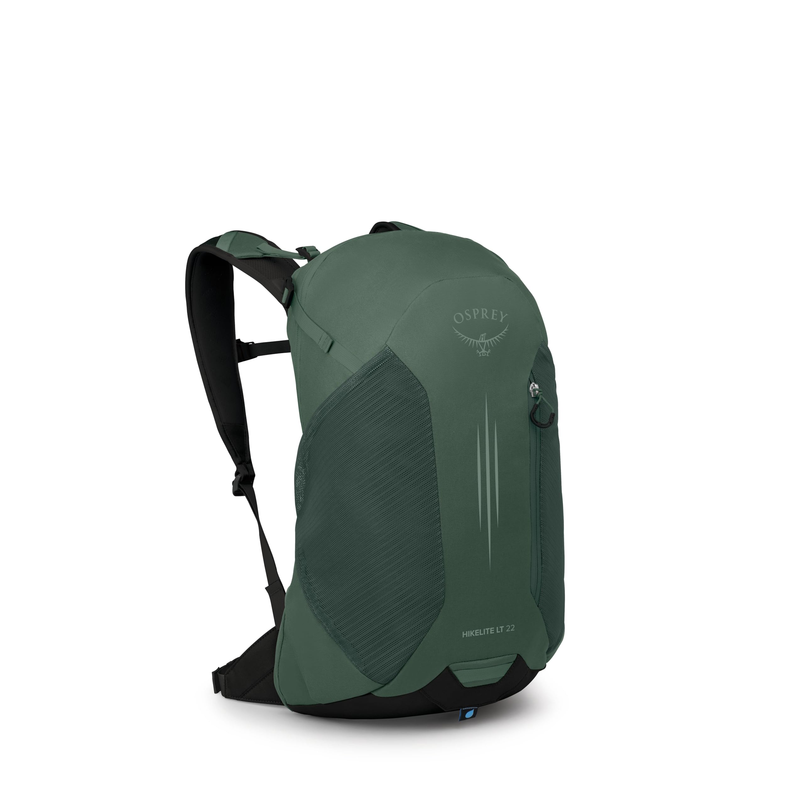 Osprey Hikelite LT 22L Hiking Backpack - Lightweight Travel Daypack with Rain Cover for Men and Women, Tundra Green