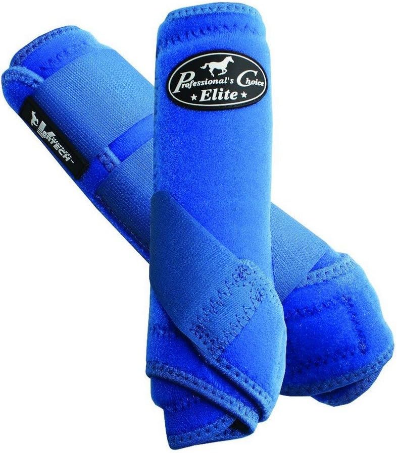 Professionals Choice Equine Sports Medicine Ventech Elite Front Leg Boot, Pair (Small, Royal Blue)